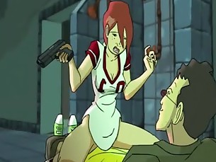 mondo films: Riding shotgun cartoon