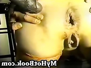 This white gaping asshole is officially destroyed by a big black cock